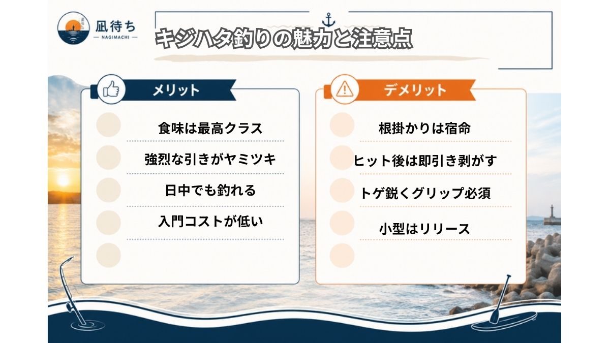 キジハタ釣りの魅力と注意点まとめ図解