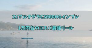21アルテグラC3000HGインプレ 1万円台のコスパ最強リール