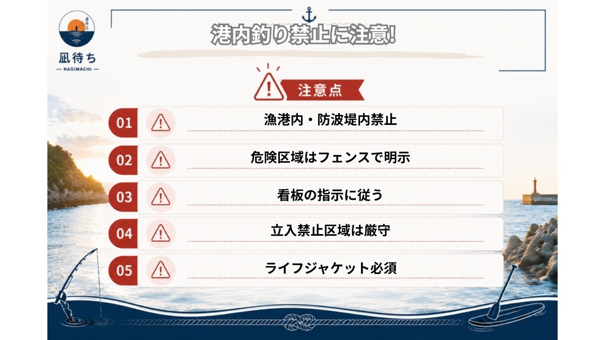糸魚川の釣り 港内釣り禁止に注意